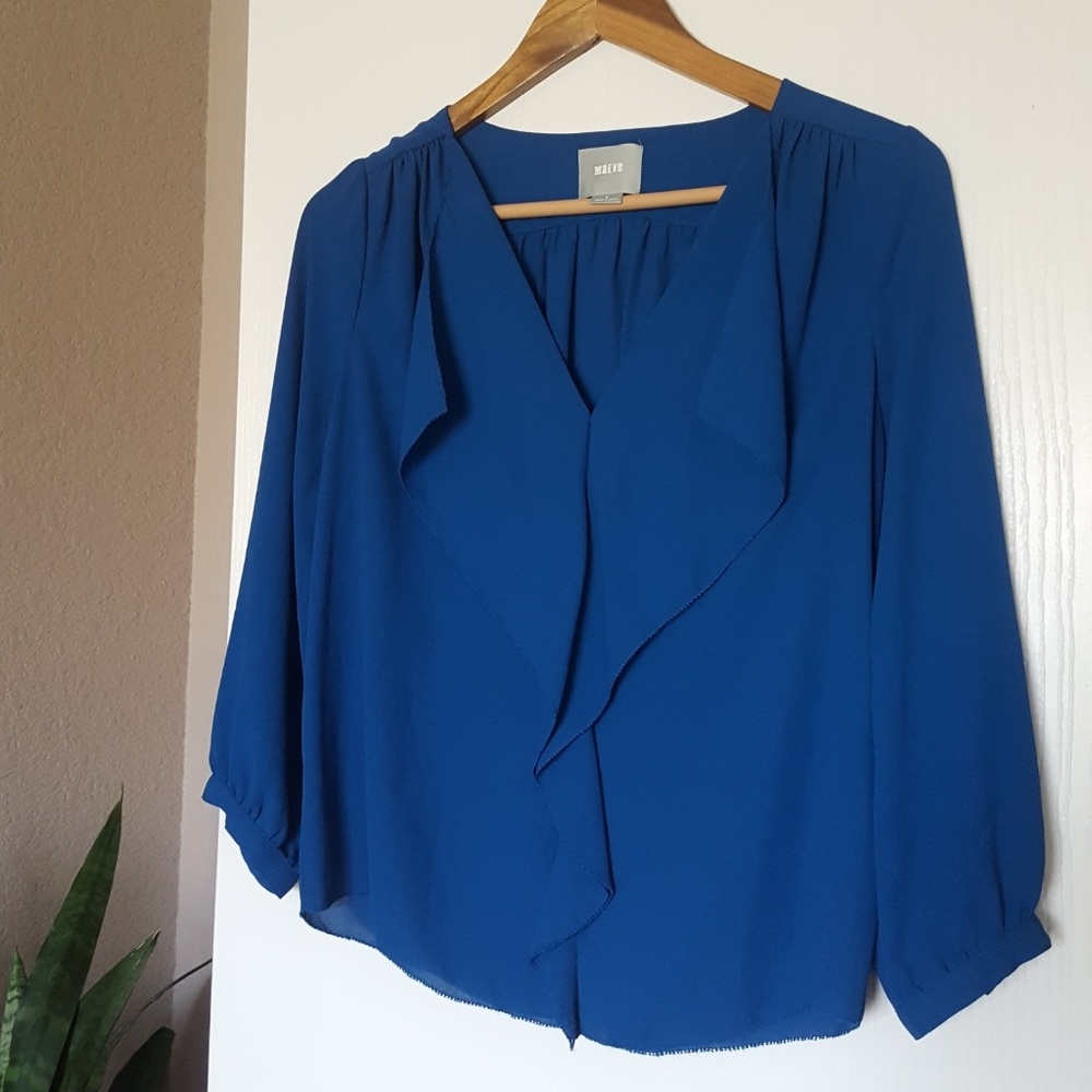 Maeve Blue Blouse